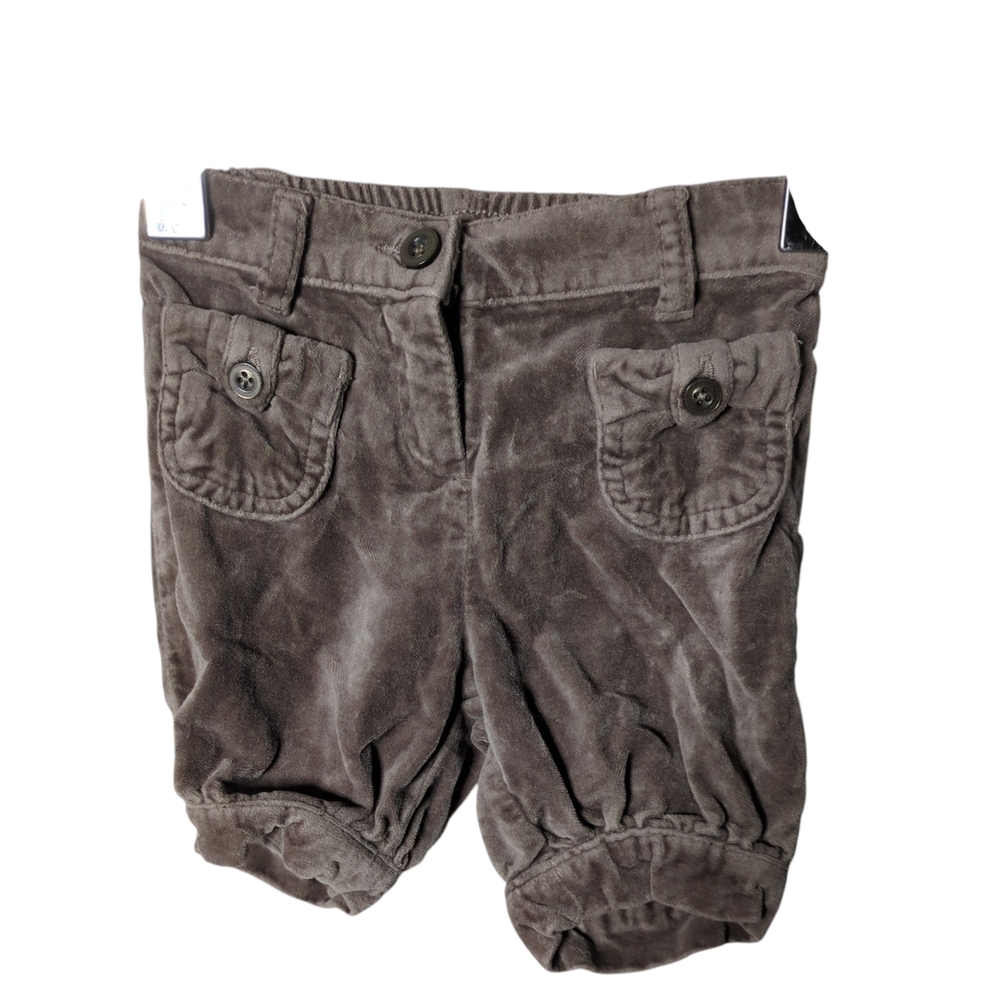 Janie‎ and Jack Brown Velour Knickers Pants Size 6-12 Months